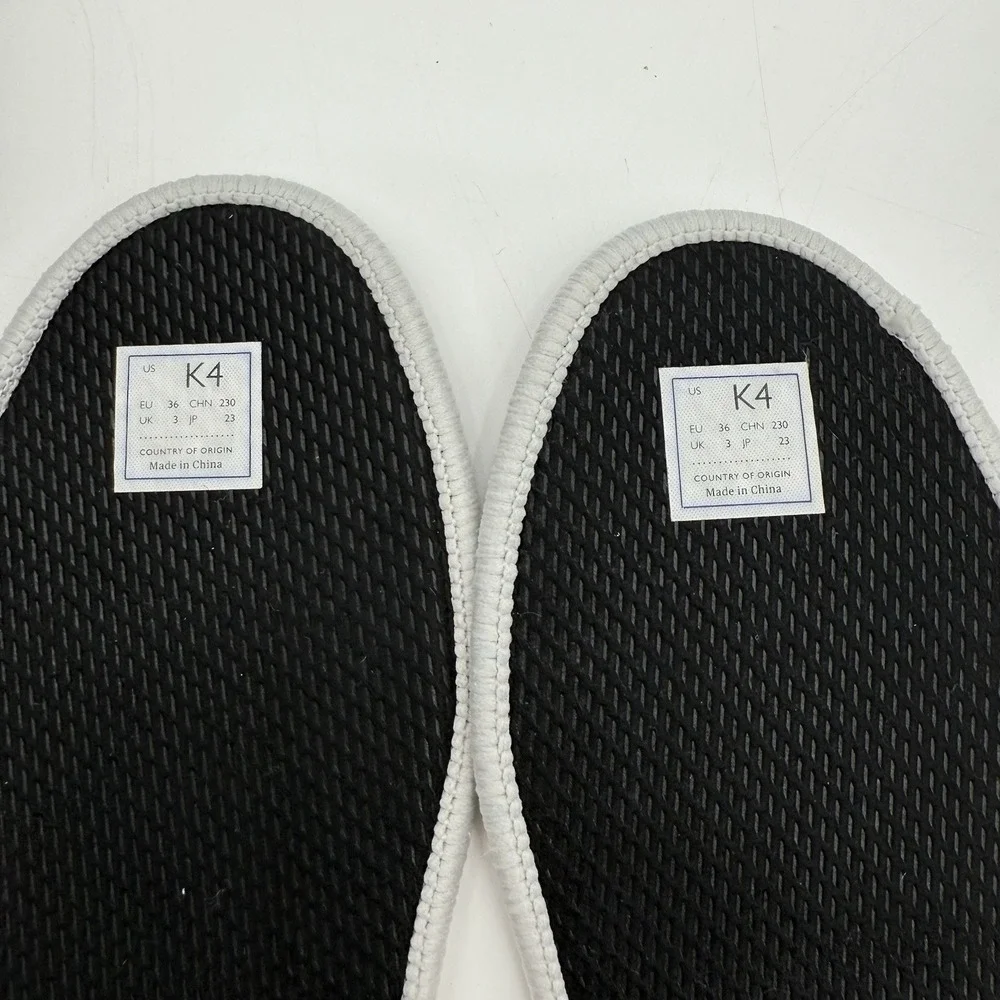 Rothy's‎ The Kids Sneaker Youth 4 K4 Gray Camo Knit Fabric Slip On Casual Shoes